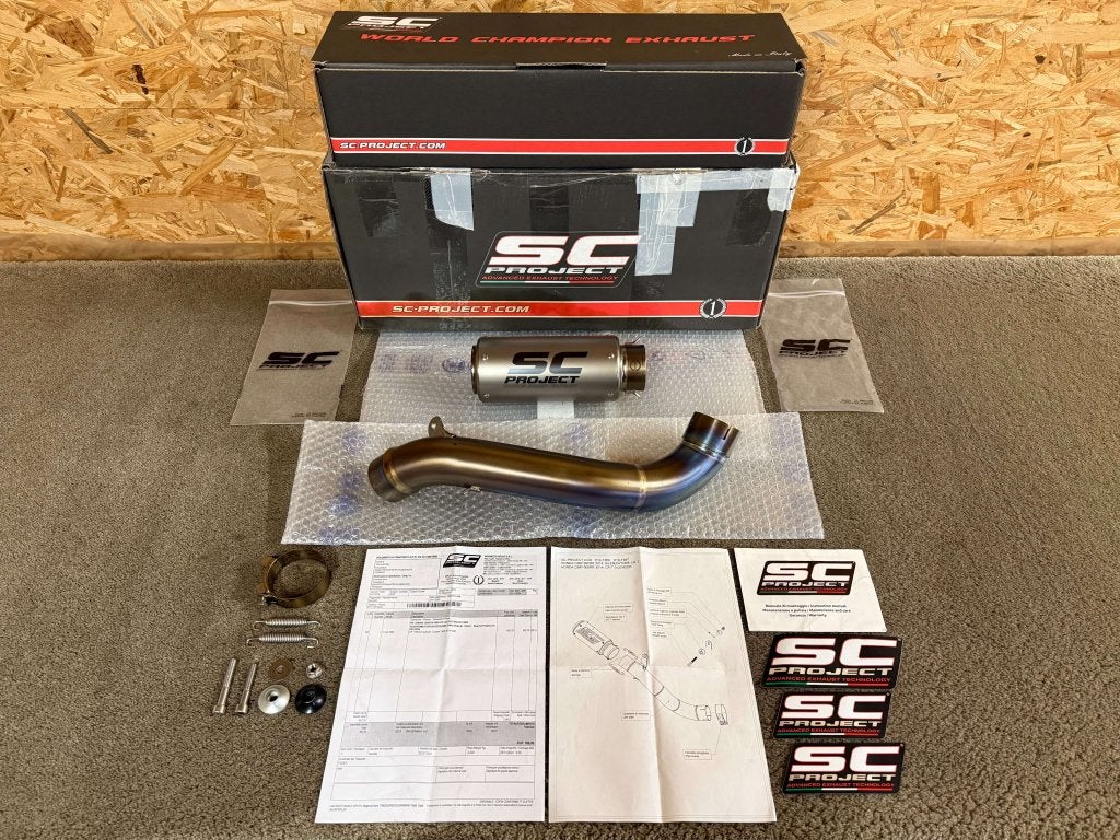 SC Project CR-T uitlaat demper Honda CBR1000RR 14-16 SP SC59, Motoren, Onderdelen | Honda, Gebruikt, Verzenden