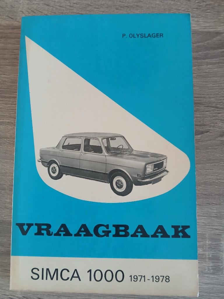 Simca 1000 1971-1978 Vraagbaak, Verzenden