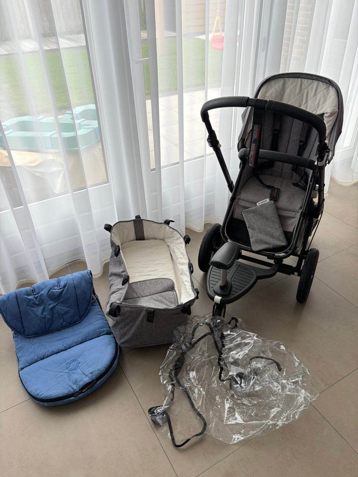 Bugaboo Cameleon 3 complete kinderwagen set grijs/zwart, Kinderen en Baby's, Kinderwagens en Combinaties, Ophalen, Gebruikt, Bugaboo