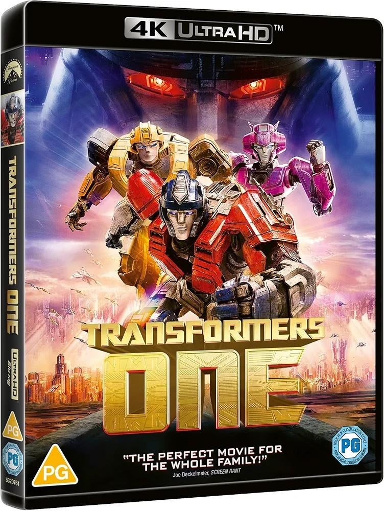 Transformers ONE 4K UHD/Ultra HD Blu-Ray UK NLO (Seal) Slip, Ophalen of Verzenden, Nieuw in verpakking, Actie