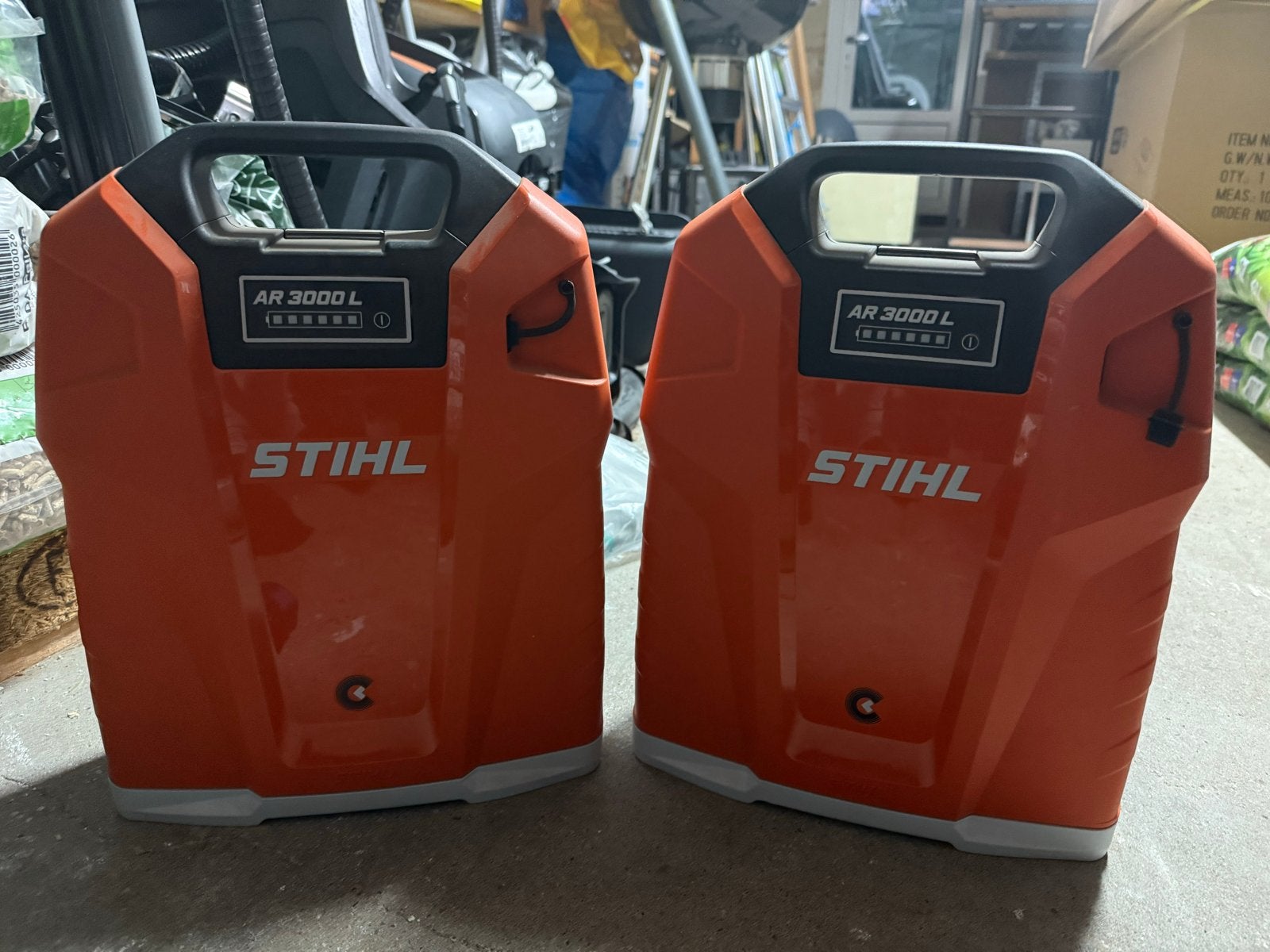 Stihl AR 3000 L Accu Rugzak Accu (2 stuks), Ophalen, Gebruikt