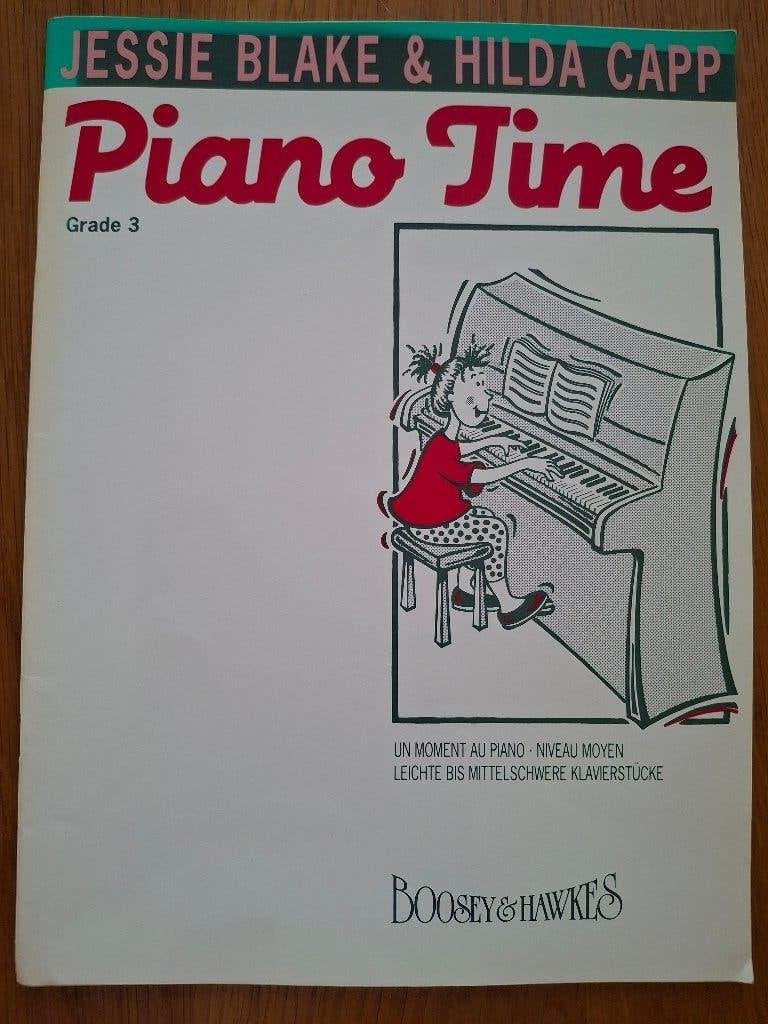 Piano Time grade 3 - Jessie Blake & Hilda Capp - pianoboek, Klassiek, Les of Cursus, Ophalen of Verzenden, Zo goed als nieuw