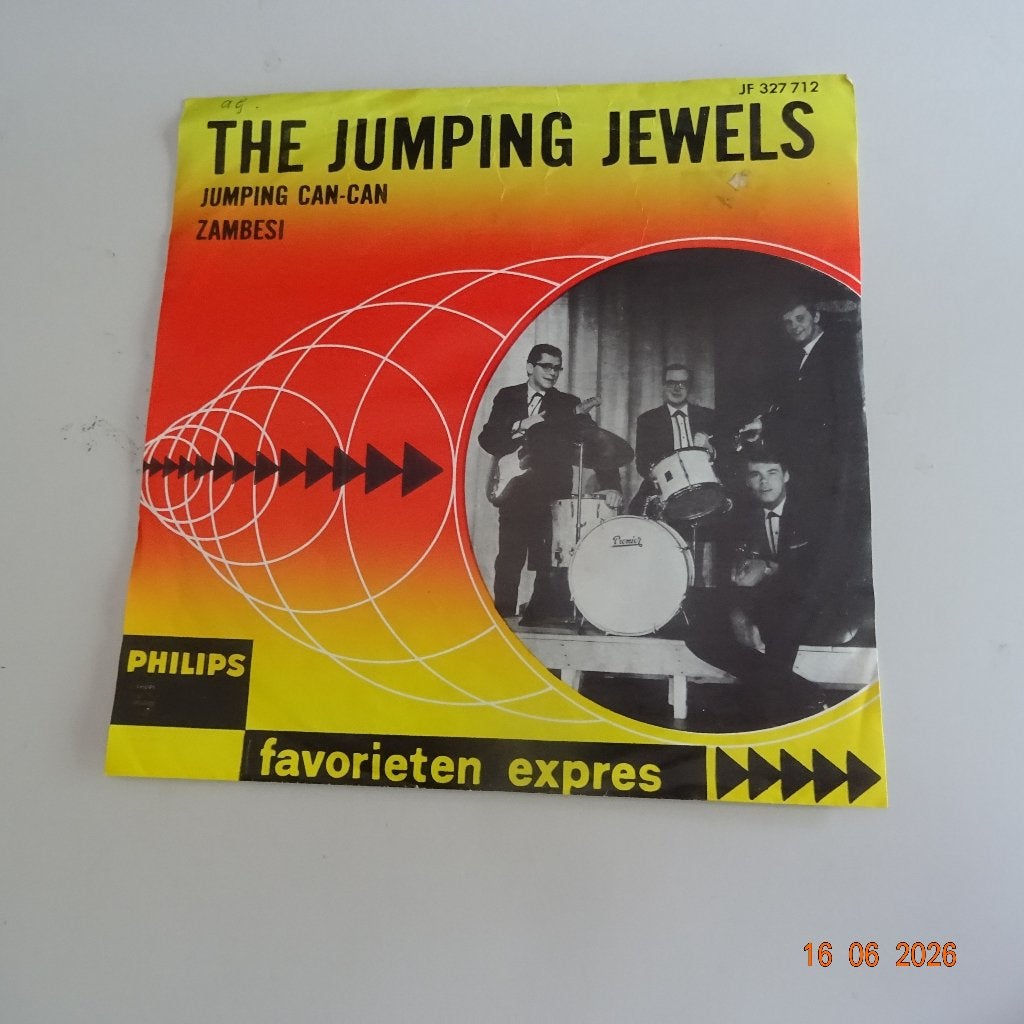The Jumping Jewels – Jumping Can-Can/ Zambesi, Gebruikt, Verzenden, 7 inch, Single