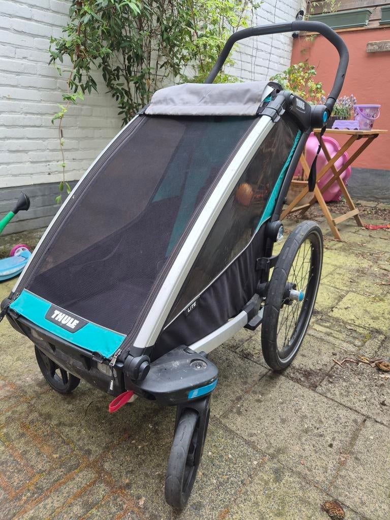 Thule Chariot Lite 1 multisport, Fietsen en Brommers, Fietsaccessoires | Aanhangers en Karren, Ophalen, Opvouwbaar, Zo goed als nieuw