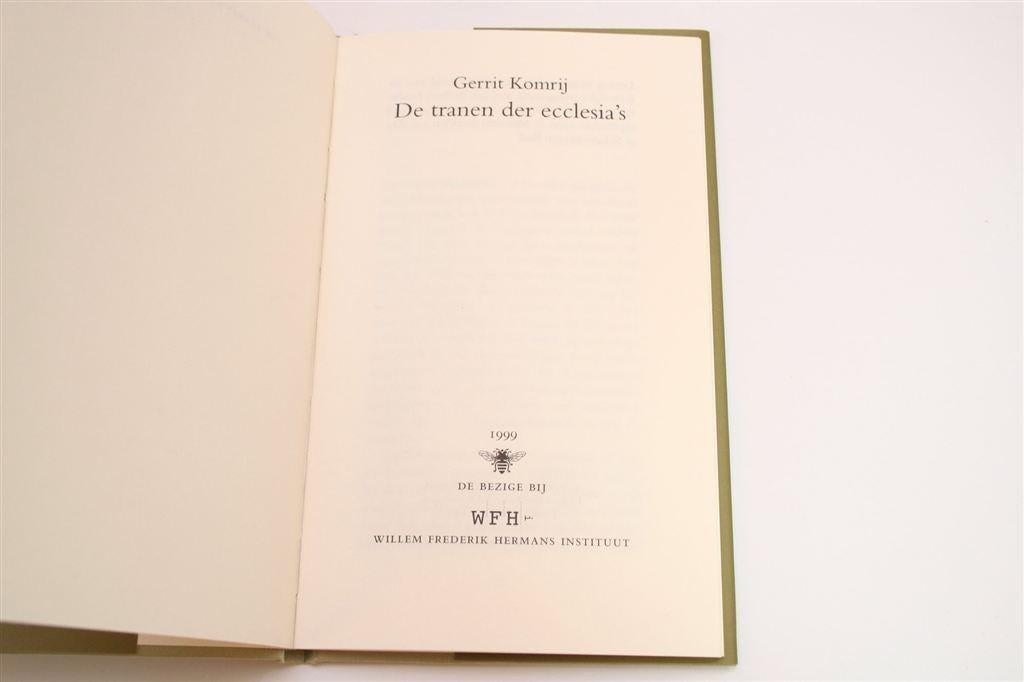 Komrij: De Tranen der Ecclesia's — Polemiek over Hermans, Ophalen of Verzenden, Zo goed als nieuw