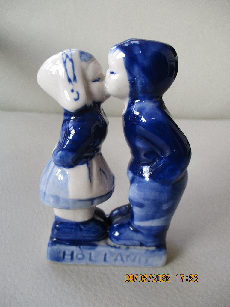 Holland promotie - koppeltje - design, Meerkleurig, Ophalen of Verzenden, Steen/keramiek, Landelijk