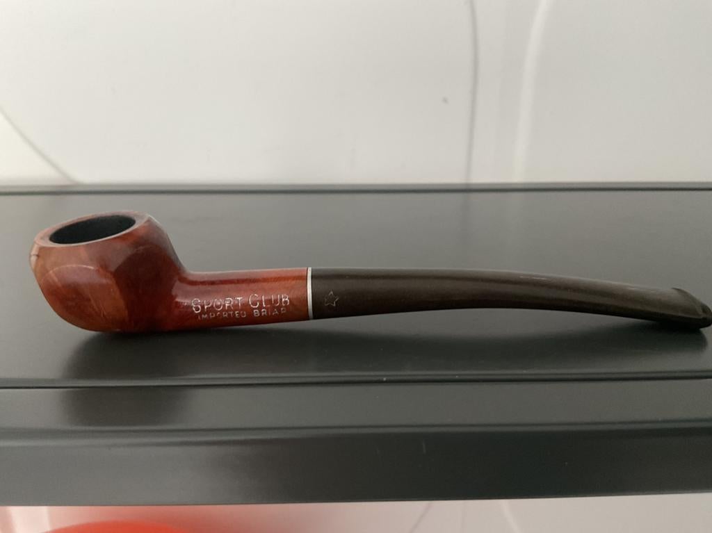 Vintage Sport Club Imported Briar Pijp, Ophalen of Verzenden, Gebruikt, (Water)pijp