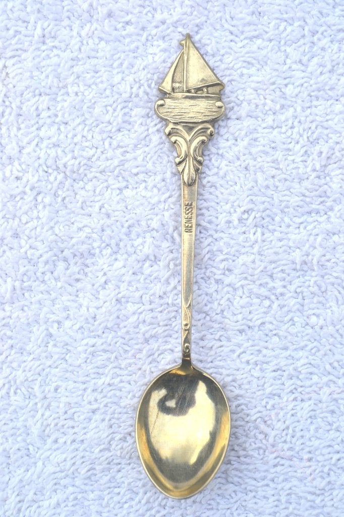 Mooi Zilveren souvenirs lepeltje. "RENESSE" Nr. 8876, Ophalen of Verzenden
