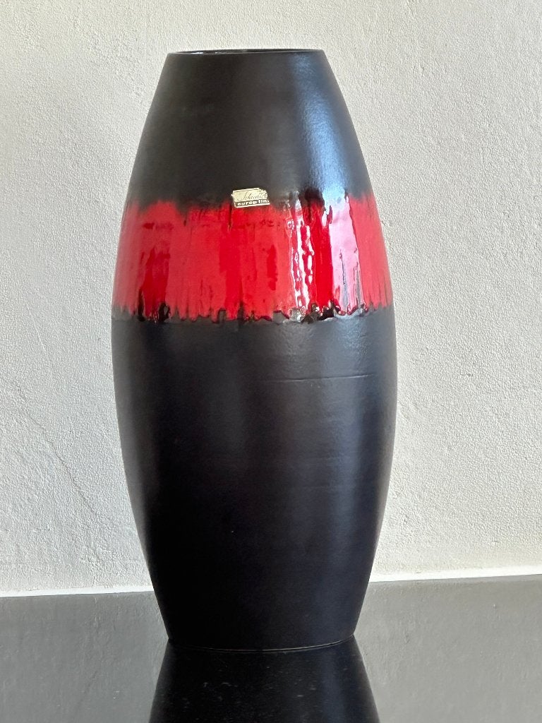 Prachtige Vintage Scheurich Keramiek Vaas/248 38, Antiek en Kunst, Antiek | Vazen, Ophalen of Verzenden