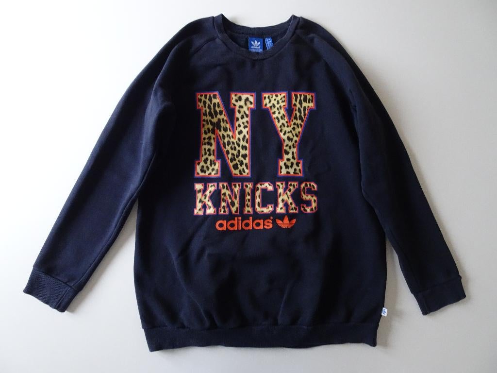 Adidas trui sweater jersey New York Knicks blauw XL 42, Maat 42/44 (L), Ophalen of Verzenden, Zo goed als nieuw, Blauw