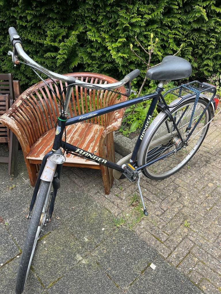 Ranger Herenfiets, donkerblauw, Fietsen en Brommers, Overige merken, Velgrem, Versnellingen, Ophalen of Verzenden