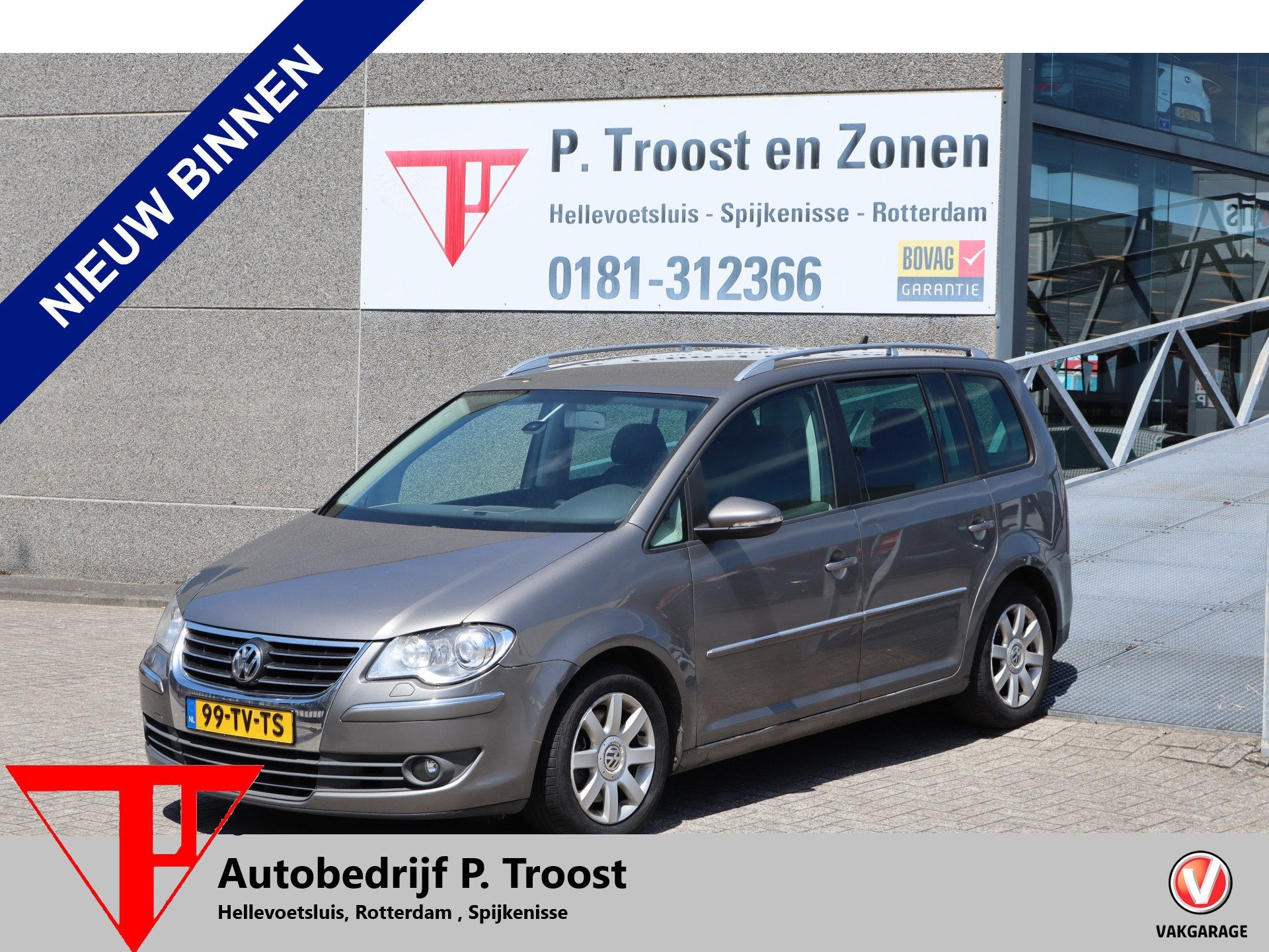 Volkswagen Touran 2.0 TDI Highline Business Achteruitrijcame, Auto's, Volkswagen, Gebruikt, 4 cilinders, Origineel Nederlands