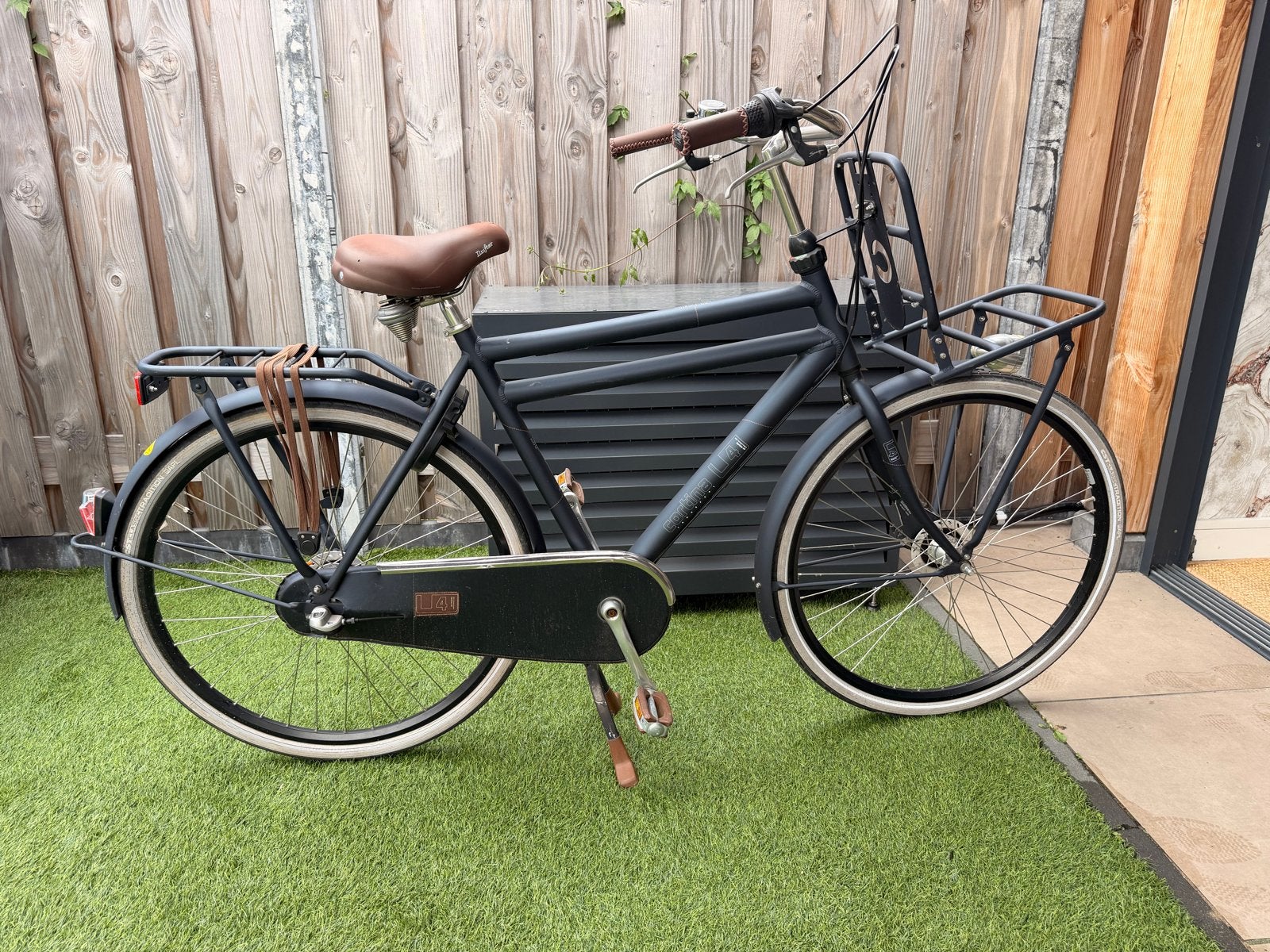 Cortina U4 herenfiets - Stoere transportfiets, Fietsen en Brommers, Fietsen | Heren | Herenfietsen, Terugtraprem, Gebruikt, 57 tot 61 cm