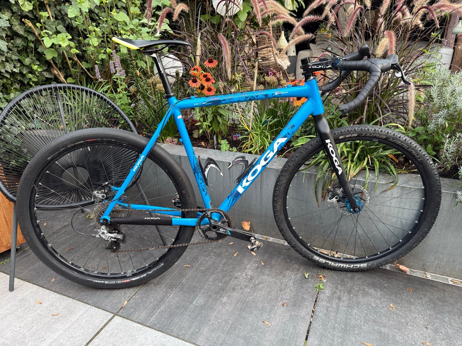 Koga Beachracer - Gravelbike / Racefiets - Blauw, Fietsen en Brommers, Fietsen | Racefietsen, Ophalen, 28 inch, Gebruikt, 10 tot 15 versnellingen