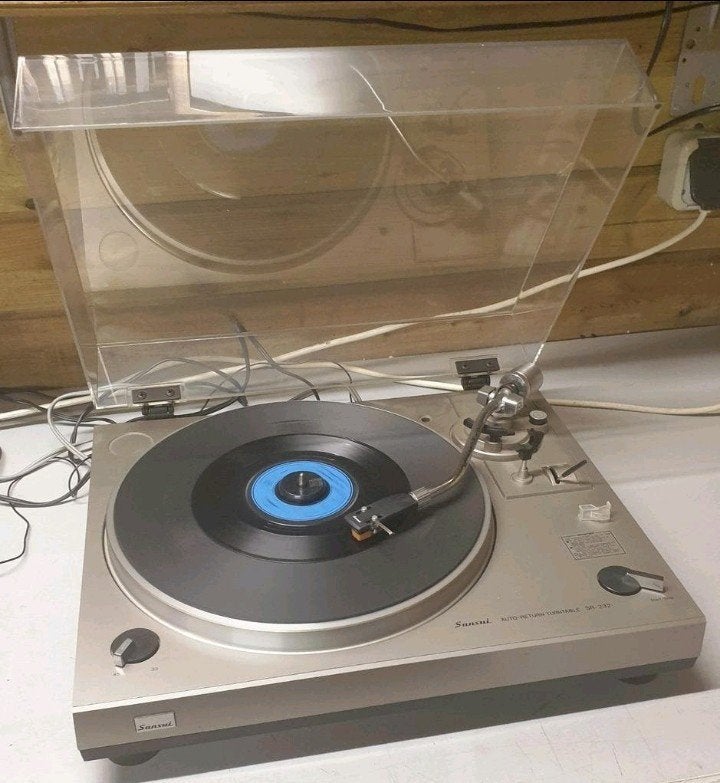 Sansui platenspeler sr-232, Audio, Tv en Foto, Platenspelers, Ophalen of Verzenden, Overige merken, Automatisch