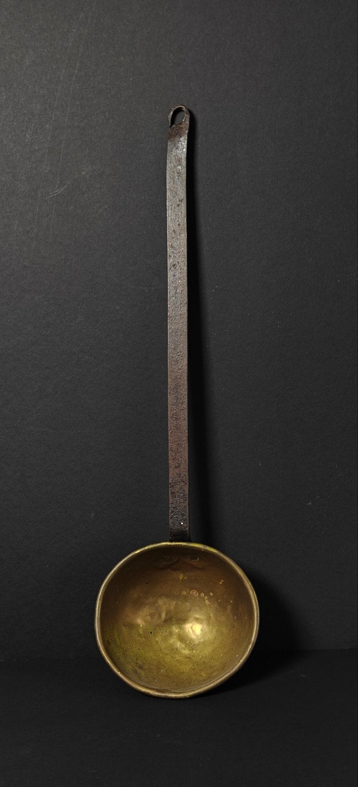 Antieke lepel, waterschep, pollepel, soeplepel. Amerika 19e, Antiek en Kunst, Ophalen of Verzenden