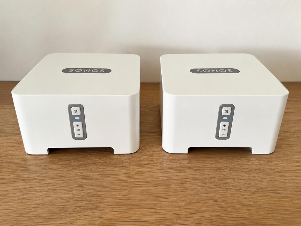 2x Sonos Connect (wit) – werkt perfect – inclusief doos, Verzamelen, Spaarpotten, Zo goed als nieuw, Overige thema's, Overige materialen