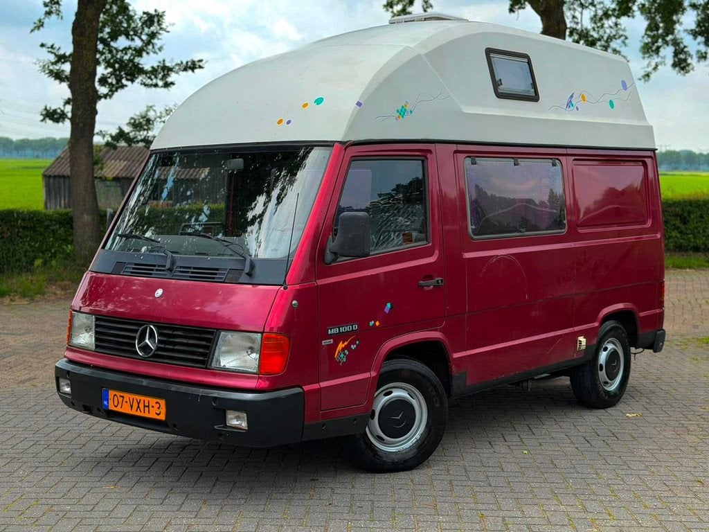Mercedes-Benz MB 100D-KB Camper 07-VXH-3, Caravans en Kamperen, Campers, Mercedes-Benz, Bedrijf, Diesel