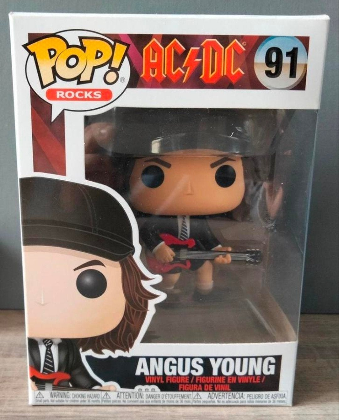 91 Angus Young AC DC Funko Pop Rocks, Verzamelen, Ophalen of Verzenden, Nieuw