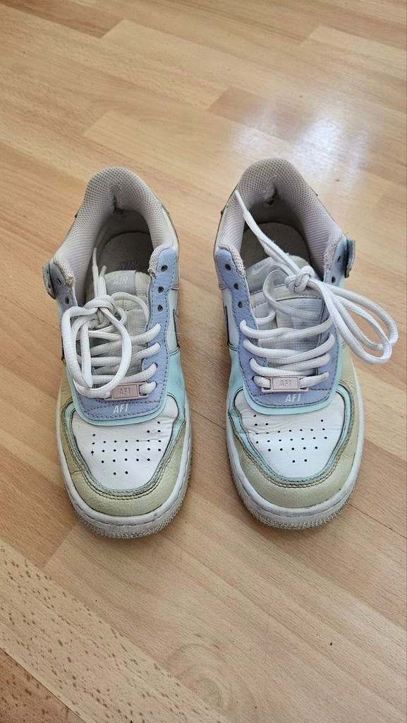 Nike Air Force 1 Shadow sneakers - Maat 37.5, Wit, Nike, Ophalen of Verzenden, Sneakers of Gympen