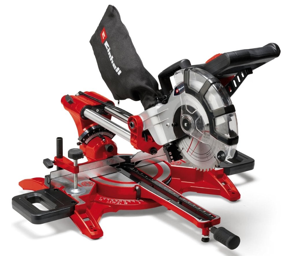 Einhell TC-SM 2131/1 Dual Verstekzaag / Mitre Saw (1500W), Ophalen, Einhell, Zo goed als nieuw, Afkortzaag