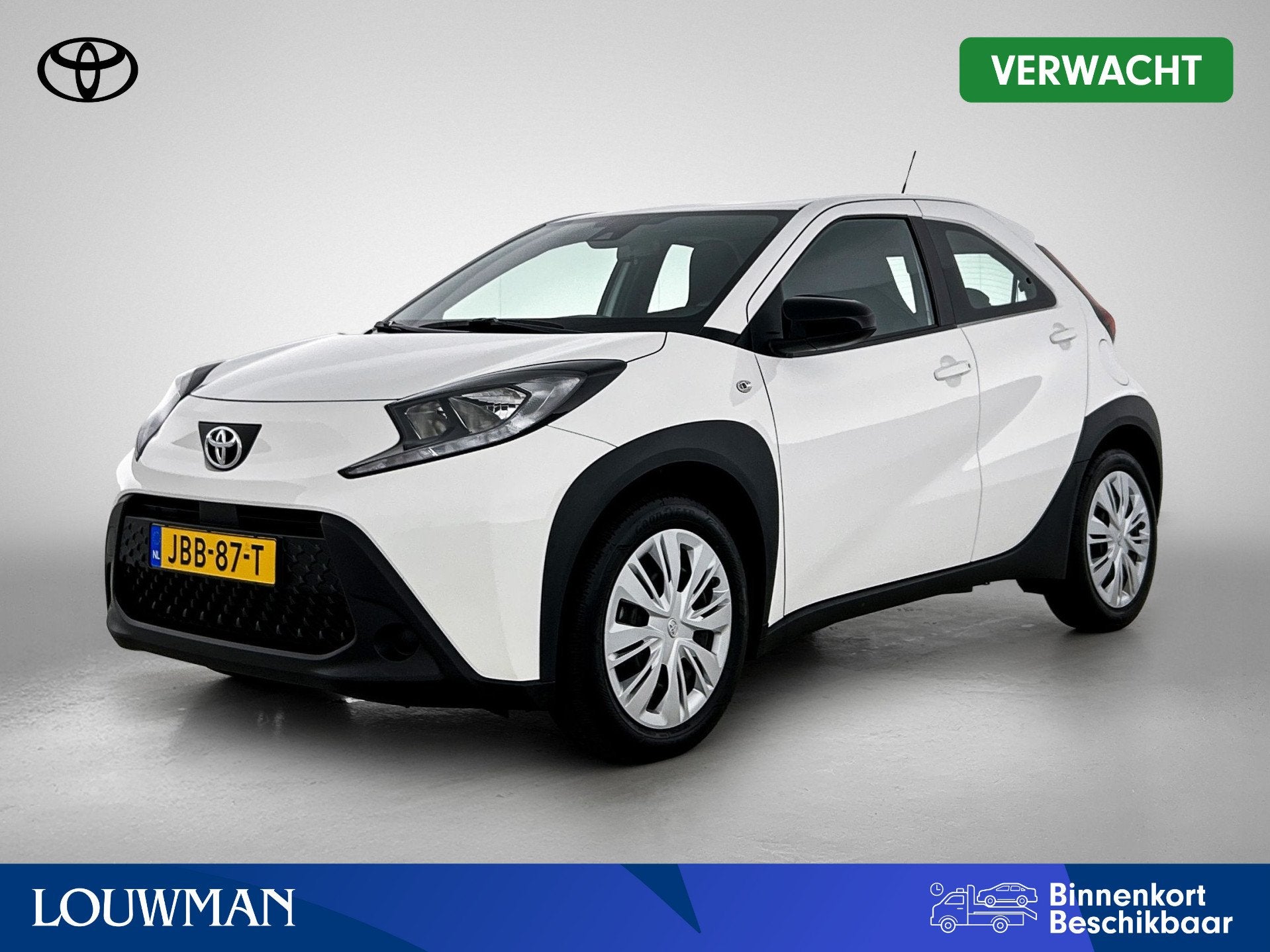 Toyota Aygo X 1.0 VVT-i S-CVT Play | BTW voertuig | Apple Ca, Auto's, Gebruikt, 4 stoelen, Wit, Origineel Nederlands