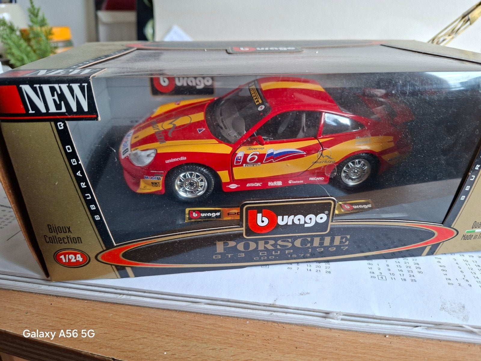 Bburago Porsche GT3 Cup 1997 - Nieuw in doos (1:24), Hobby en Vrije tijd, Modelauto's | 1:24, Ophalen of Verzenden