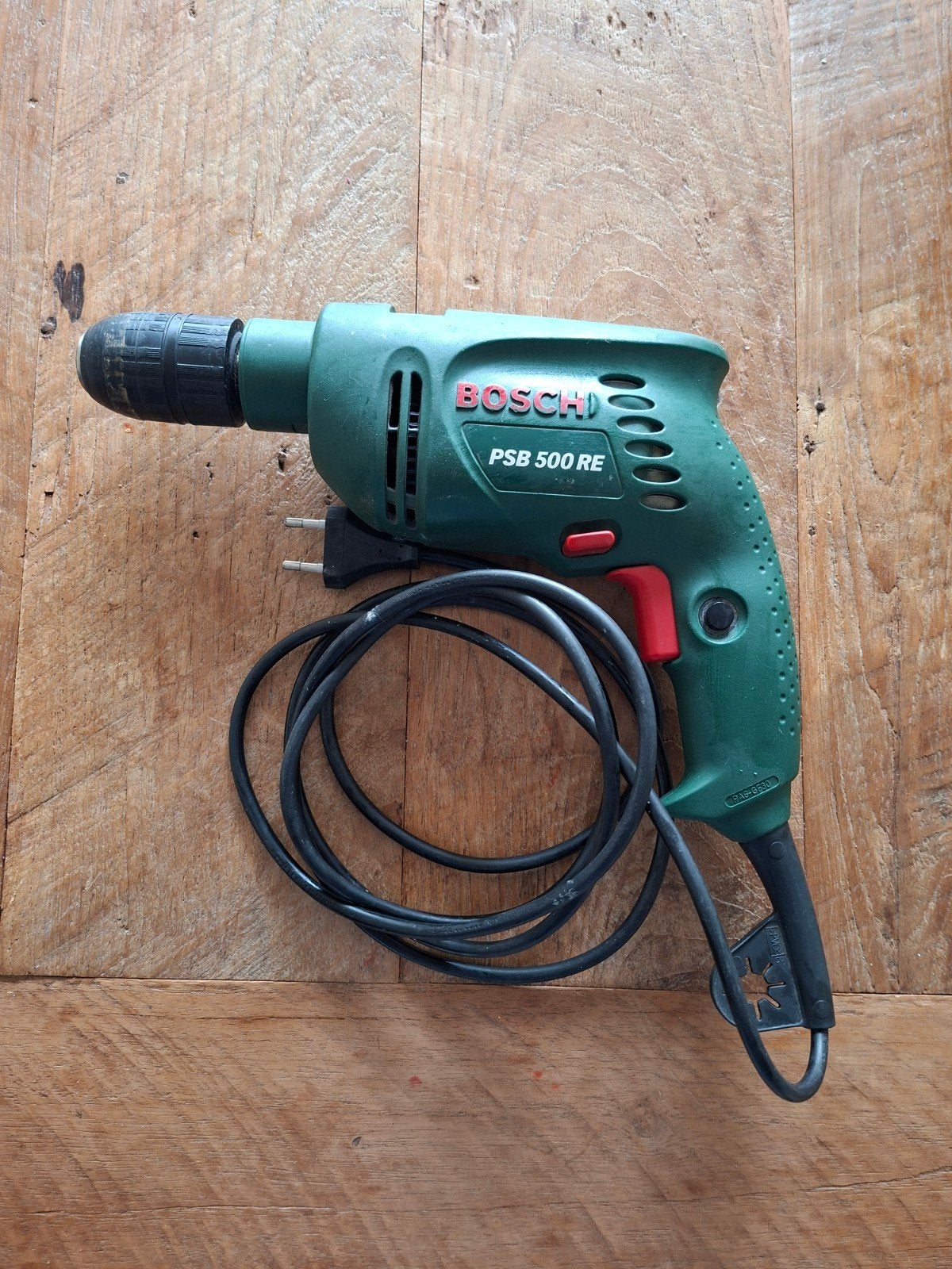 Bosch PSB 500 RE Klopboormachine - Gebruikt, Doe-het-zelf en Verbouw, Gereedschap | Boormachines, Gebruikt, Minder dan 400 watt