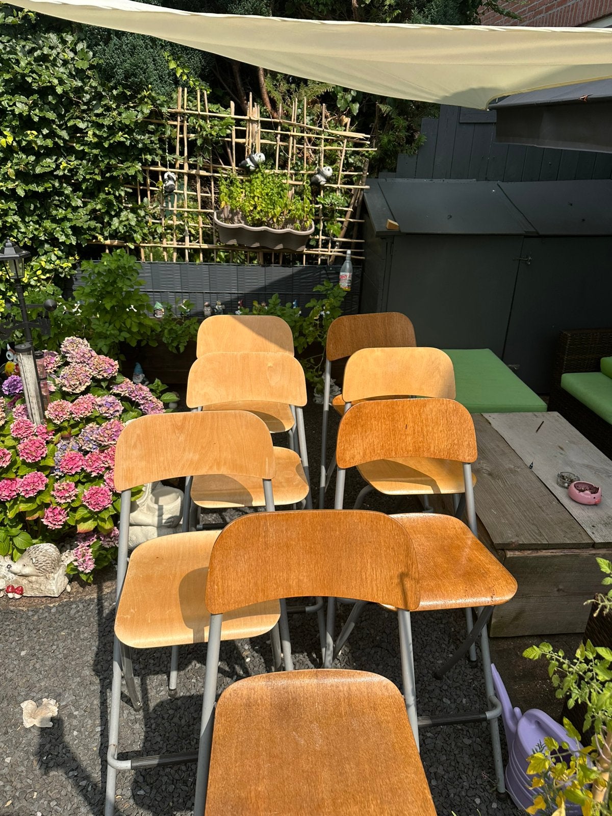 Barstoelen, Verzenden, Gebruikt, Hout, Inklapbaar