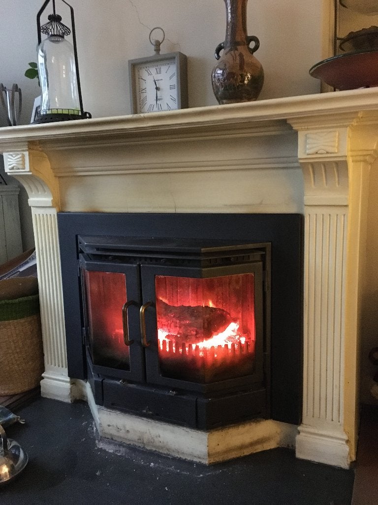 Barbas Panolux 52  i.z.g.s.  veel nieuwe onderdelen, Huis en Inrichting, Houtkachel, Ophalen of Verzenden, Zo goed als nieuw, Inbouw