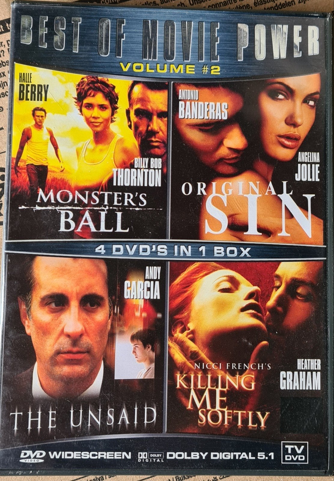 Best of Movie Power Volume 2 - 4 films op 4 DVD's, Vanaf 16 jaar, Inclusief doosje, Nederlands, Ophalen of Verzenden