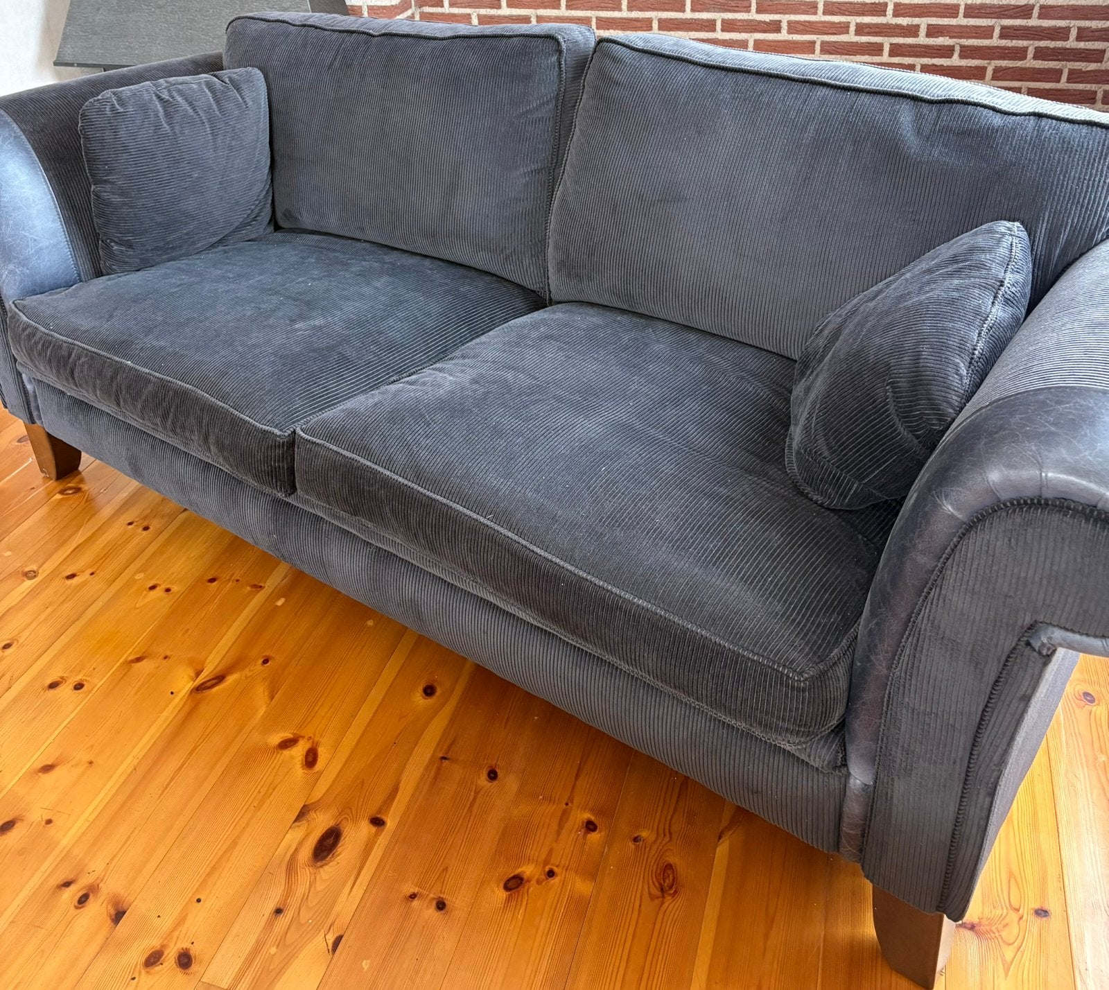 Bankstel en fauteuil, Ophalen, Zo goed als nieuw, 75 tot 100 cm