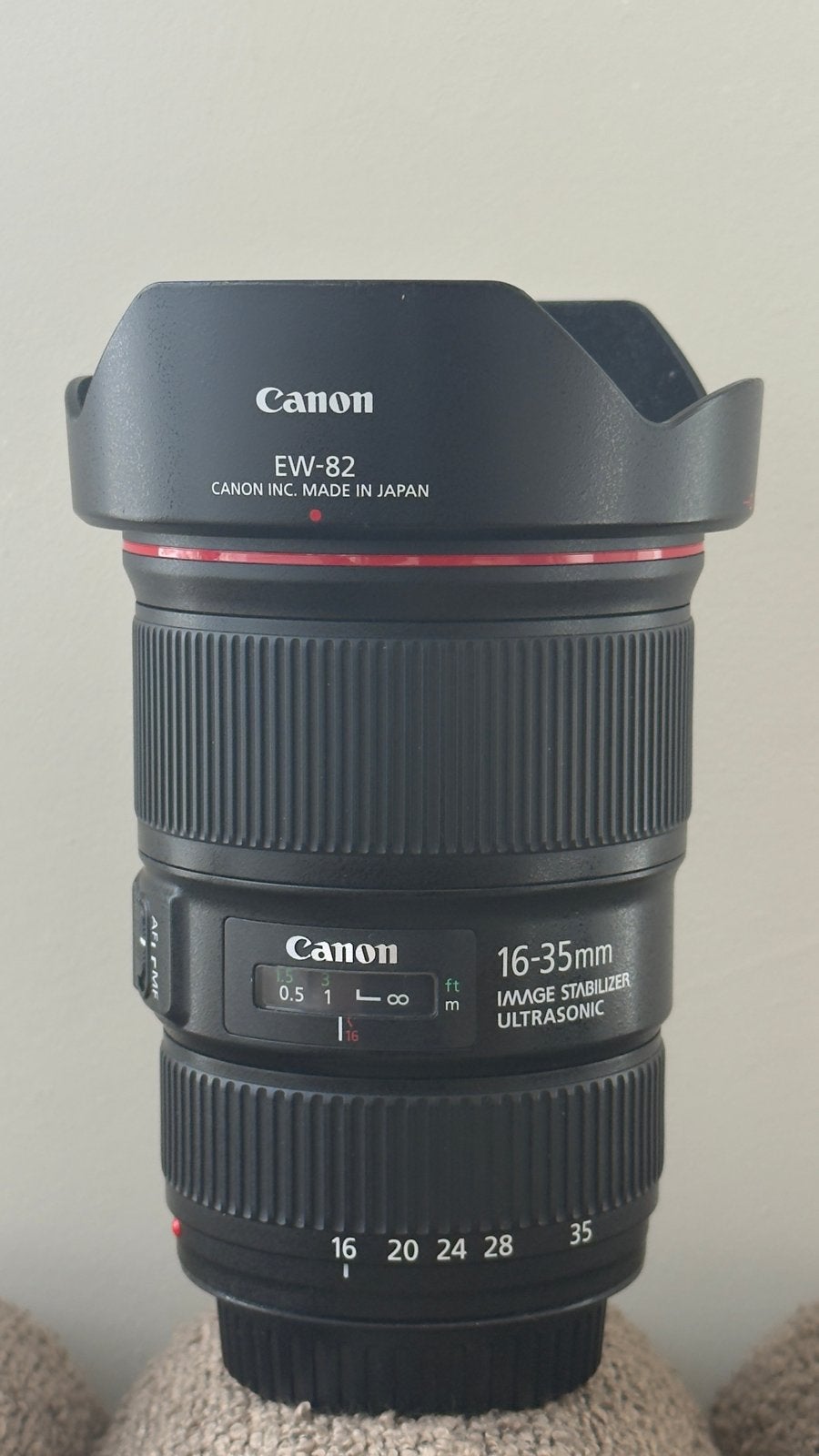 Canon EF 16-35mm f/4L IS USM Groothoeklens, Audio, Tv en Foto, Fotografie | Lenzen en Objectieven, Canon, Autofocus, Zo goed als nieuw
