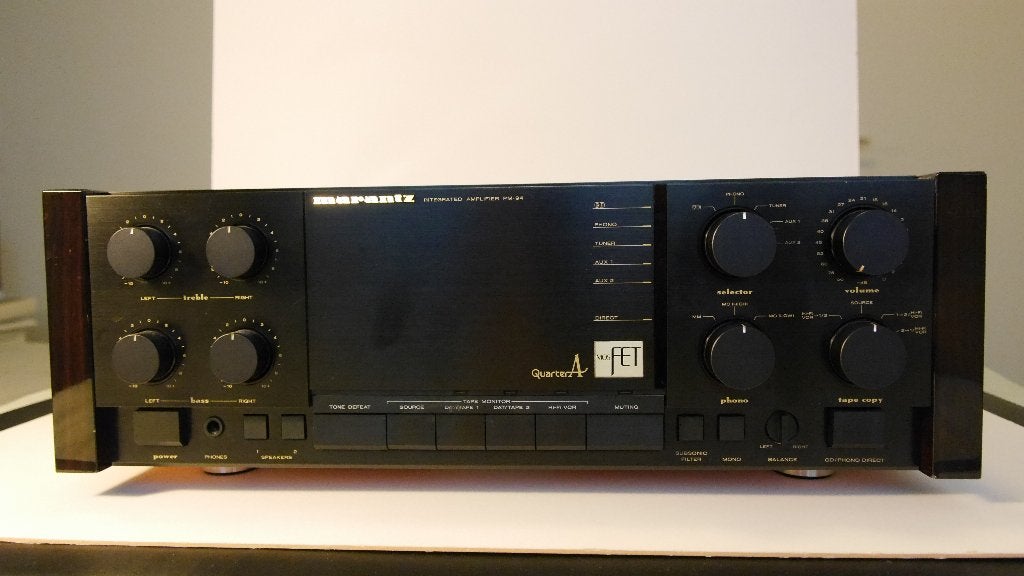 Marantz PM94 versterker (TLC project), 60 tot 120 watt, Niet werkend, Stereo, Ophalen