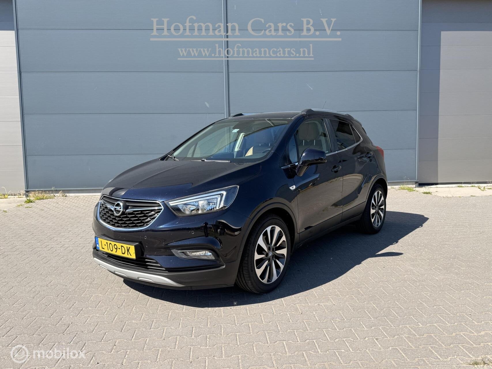 Opel Mokka X 1.4 Turbo Innovation (2018) – Leder | Stoel-, Auto's, Voorwielaandrijving, Gebruikt, Euro 6, Blauw