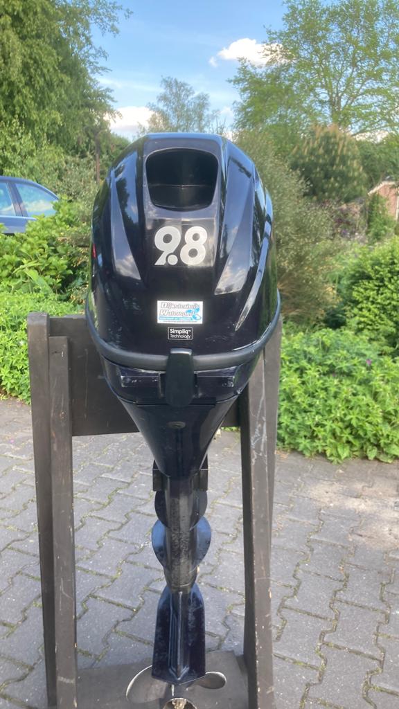 Tohatsu 9.8 2021 weinig draaiuren, Watersport en Boten, Ophalen, 5 tot 10 pk, Viertaktmotor, Zo goed als nieuw