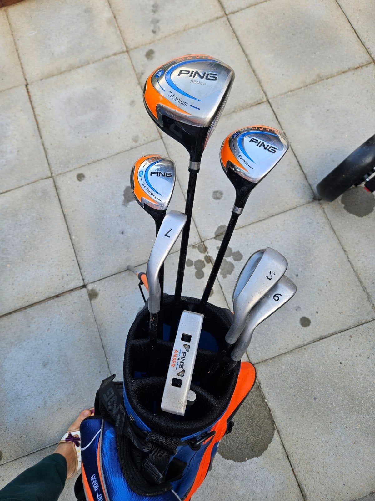 Complete PING golfset voor jeugd - Zo goed als nieuw, Sport en Fitness, Golf, Ophalen, Zo goed als nieuw, Set, Ping