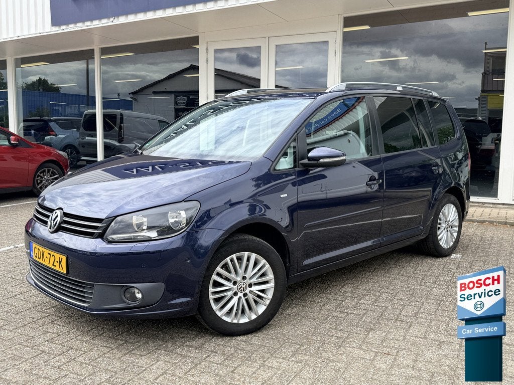 Volkswagen Touran 1.4 TSI Cup | Trekhaak Navi | Cruise | Blu, Auto's, Euro 5, Gebruikt, Zwart, 4 cilinders