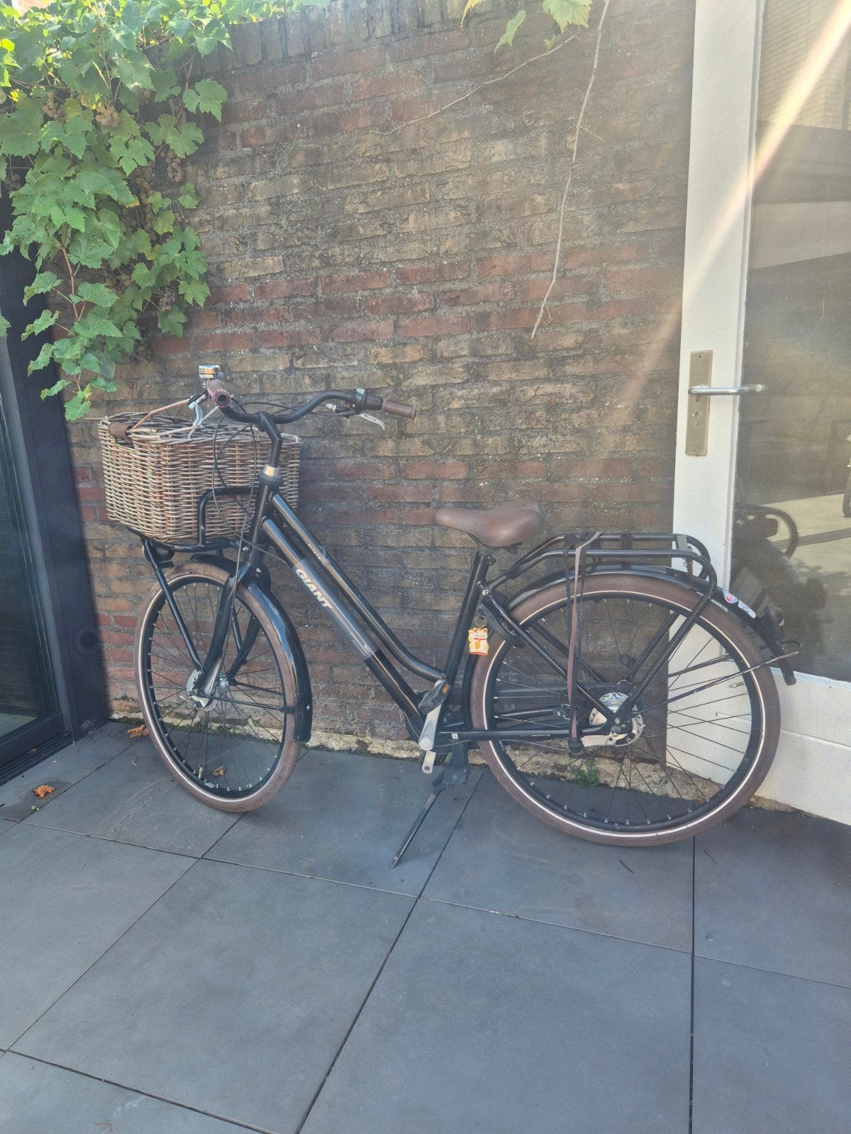 Zwarte Giant Triple X Damesfiets  Maat M  7 versnellingen, Fietsen en Brommers, Ophalen, Gebruikt, Giant, Versnellingen