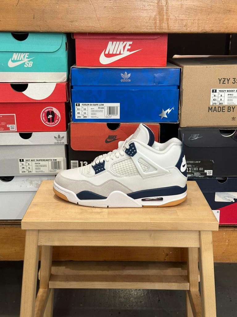 Jordan 4 SB navy, Ophalen of Verzenden, Nieuw, Blauw, Sneakers of Gympen