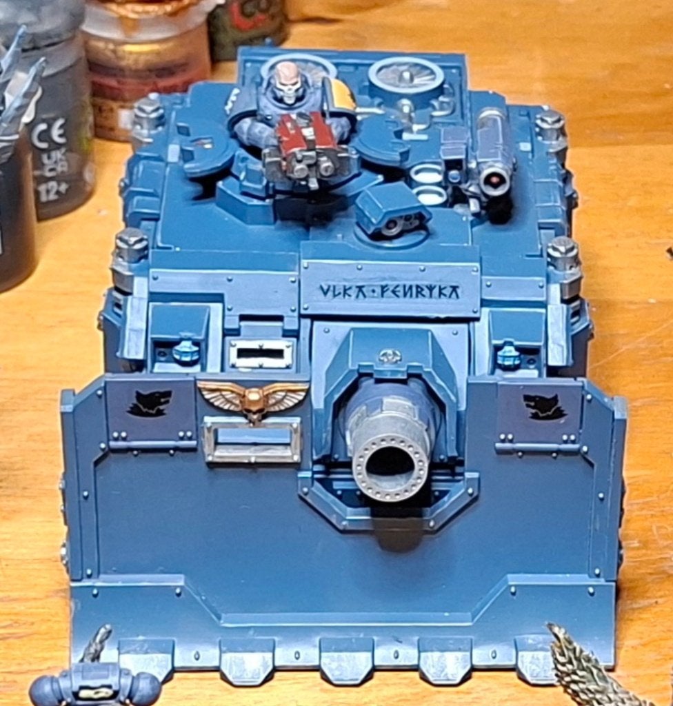 Space wolves Vindicator, Hobby en Vrije tijd, Figuurtje(s), Ophalen of Verzenden, Geverfd, Warhammer 40000