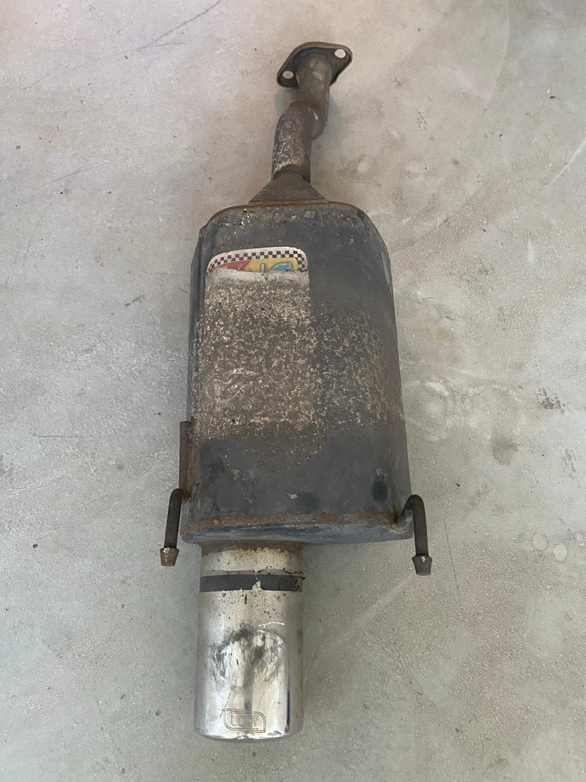 Einddemper honda civic, Ophalen, Gebruikt, Universele onderdelen