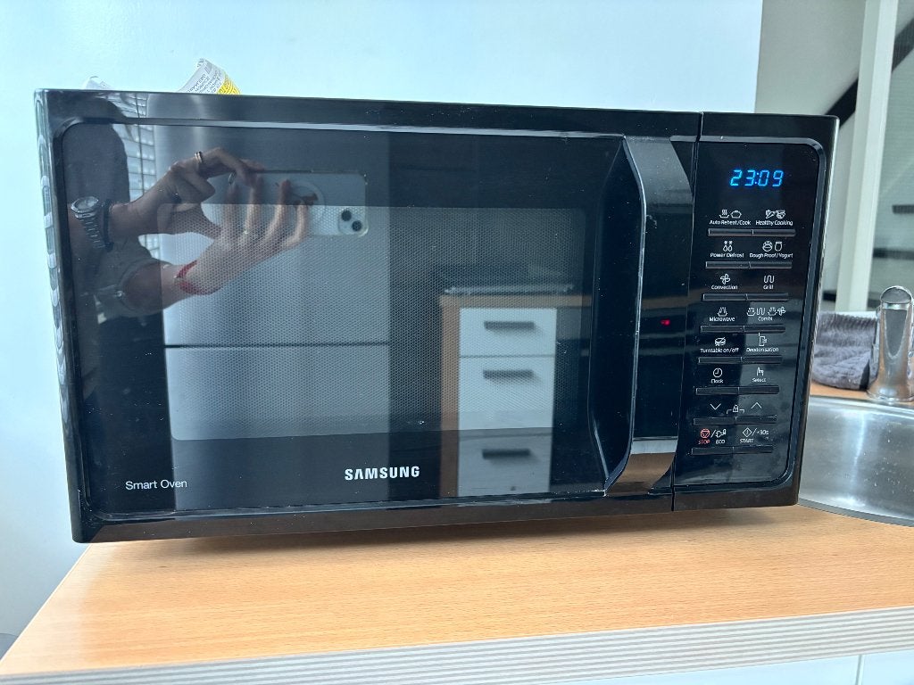 Samsung combimagnetron, Witgoed en Apparatuur, Ophalen, Combimagnetron, Gebruikt, Draaiplateau