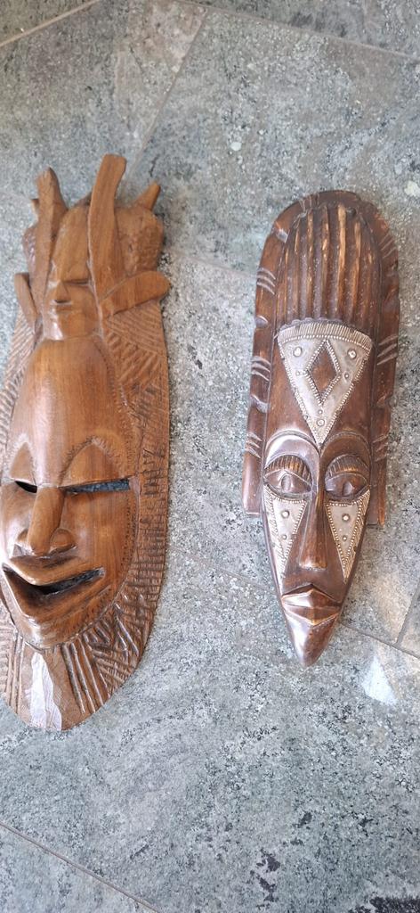 Houten maskers, Ophalen of Verzenden