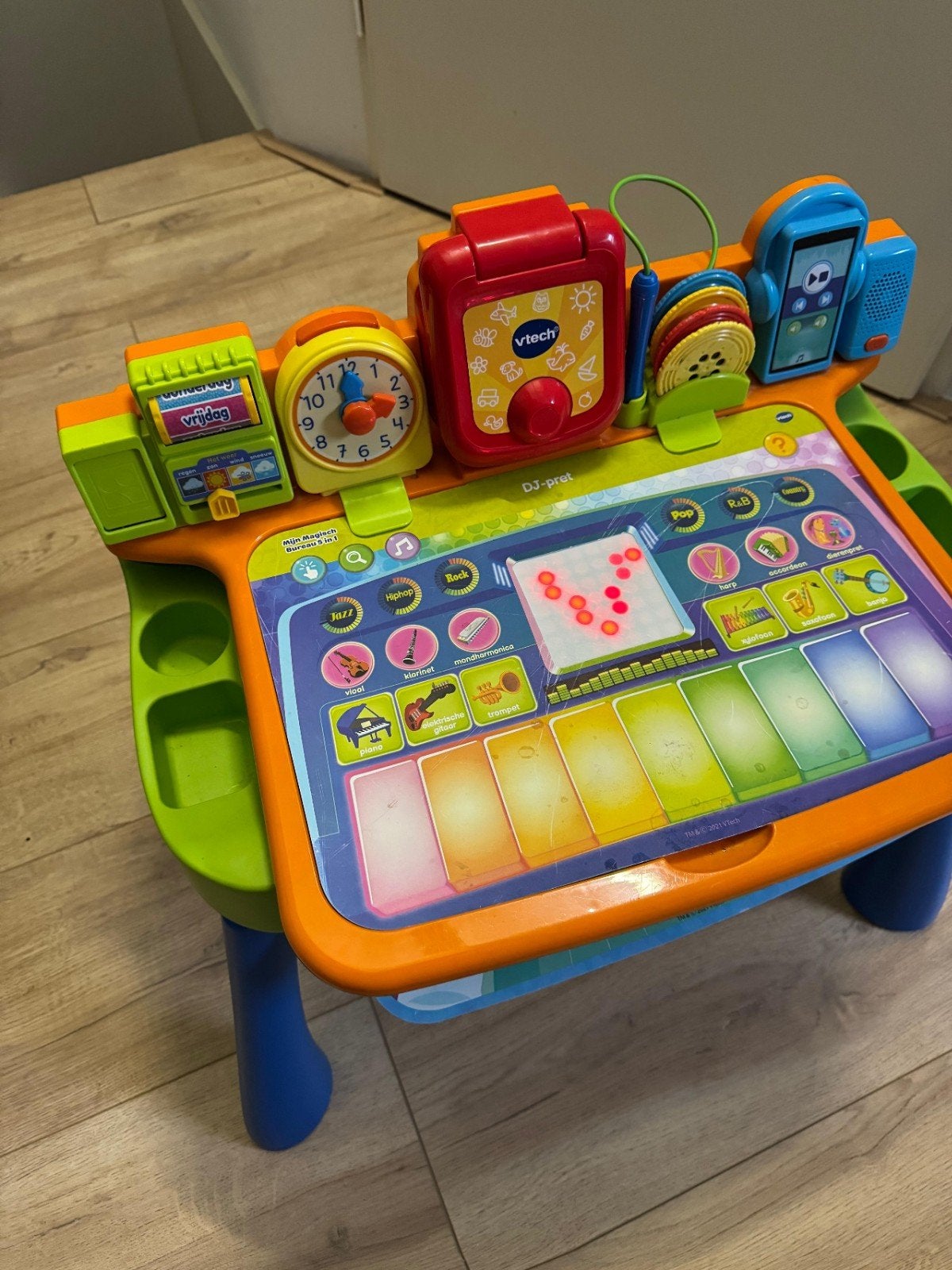 VTech Mijn Magisch Bureau 5 in 1 - Interactief Speelgoed, Ophalen of Verzenden, Zo goed als nieuw, Knutselen, Met licht