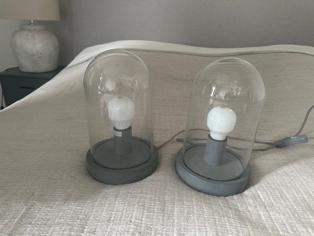 Dome Nordal tafellampen, Ophalen, Zo goed als nieuw, Glas, Minder dan 50 cm