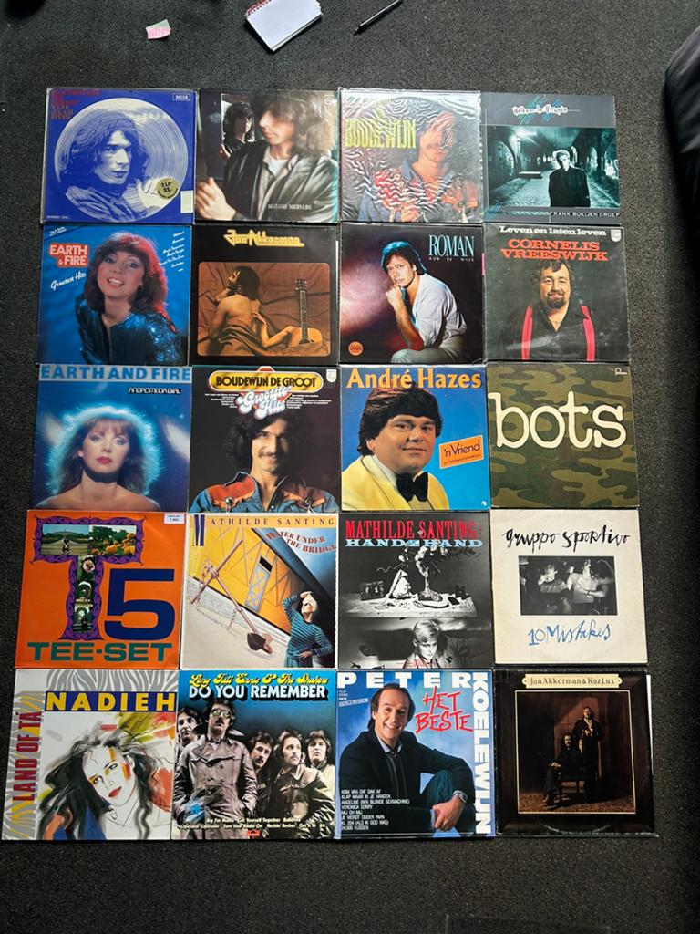 Nederlandse LP collectie — 20 platen, kan ook apart kopen, Cd's en Dvd's, Vinyl | Nederlandstalig, Gebruikt, Boxset, Overige genres
