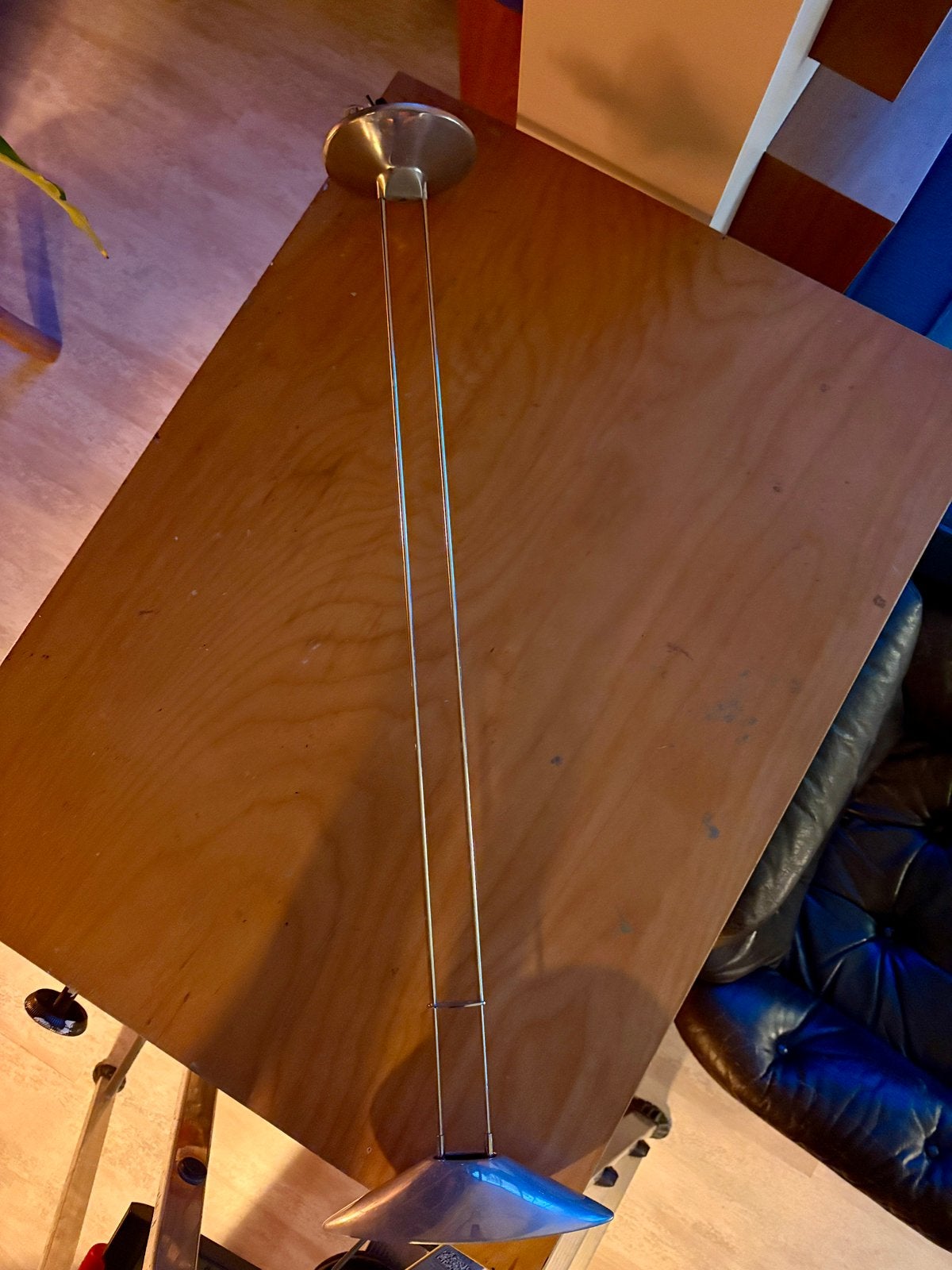 Vintage design hanglamp Jorge Pensi B.Lux Rigina 80s, Ophalen, Gebruikt, Overige fittingen, Minimalistisch