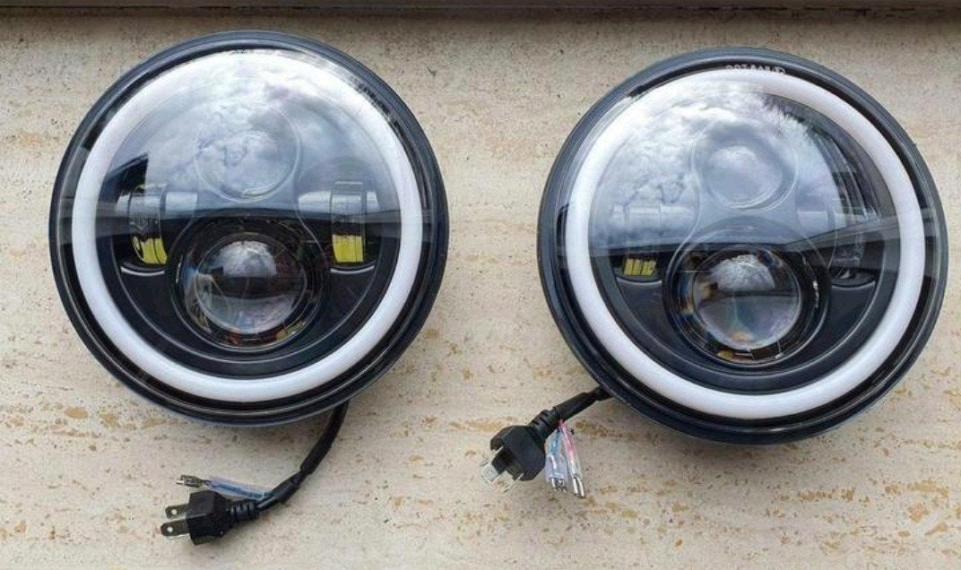 Nieuwe set 7 inch LED koplampen, Ophalen of Verzenden, Nieuw, Lada