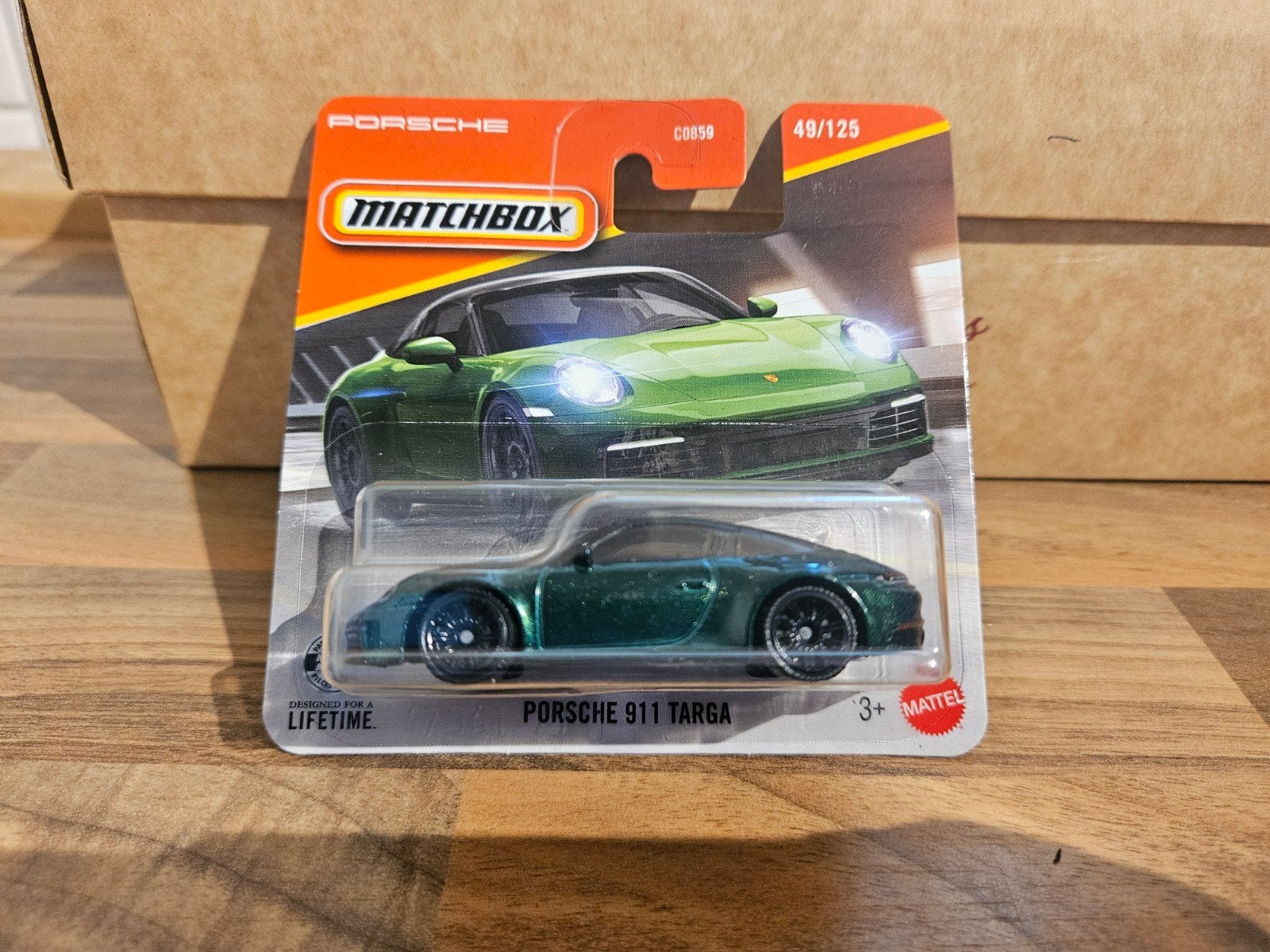 Matchbox Porsche 911 Targa in OVP, Ophalen of Verzenden, Zo goed als nieuw, Auto